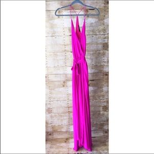 Olivaceous hot pink maxi dress GORGEOUS